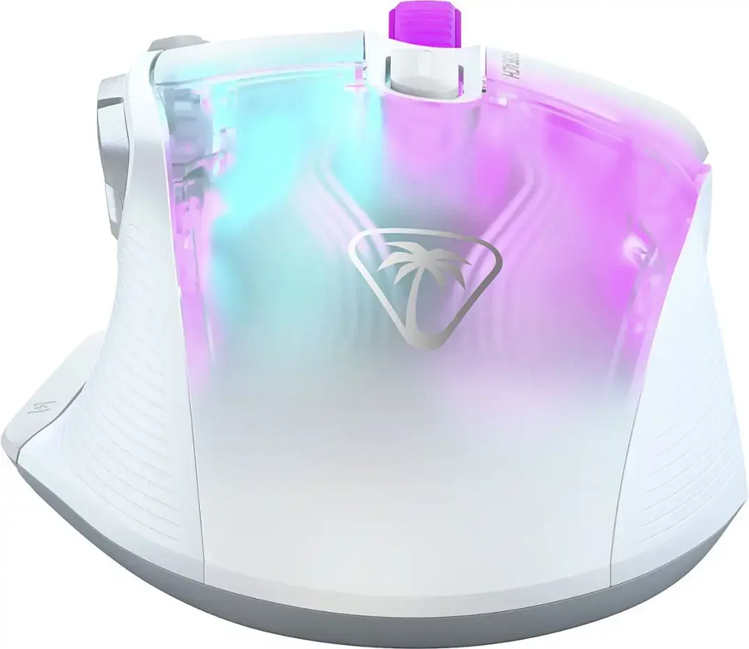 Turtle Beach Kone XP Air, Right-hand, Optical, RF Wireless + Bluetooth, 19000 DPI, White