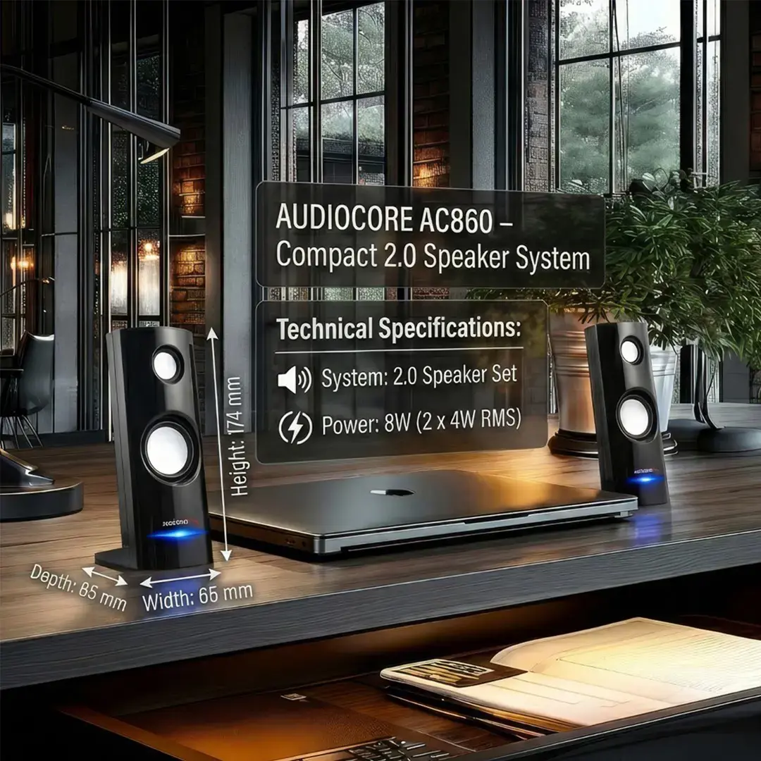Garsiakalbiai 8W USB AC860