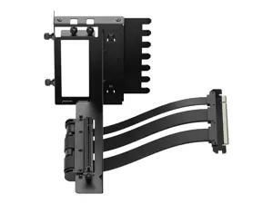 FRACTAL DESIGN "Flex 2 Riser" kortelė PCIe 4.0, juoda