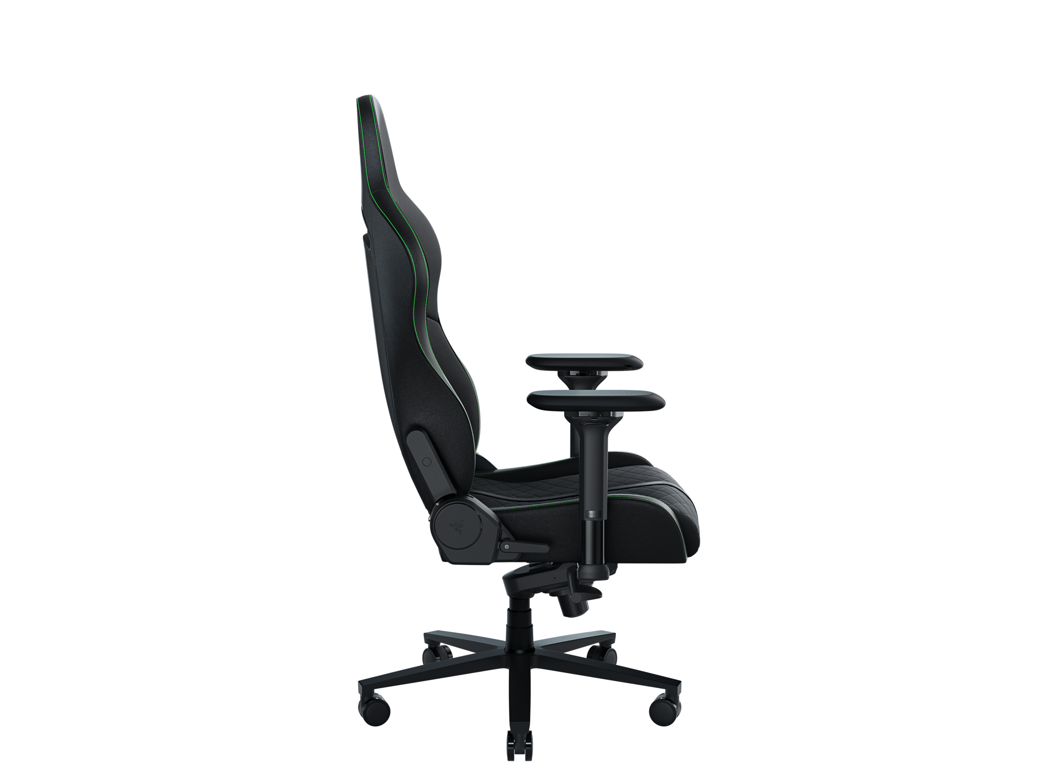 "Razer Enki" žaidimų kėdė su patobulintu pritaikymu, juoda/žalia