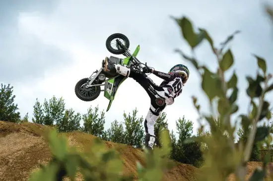 Razor Dirt Rocket SX350 McGrath žalias vaikiškas motociklas