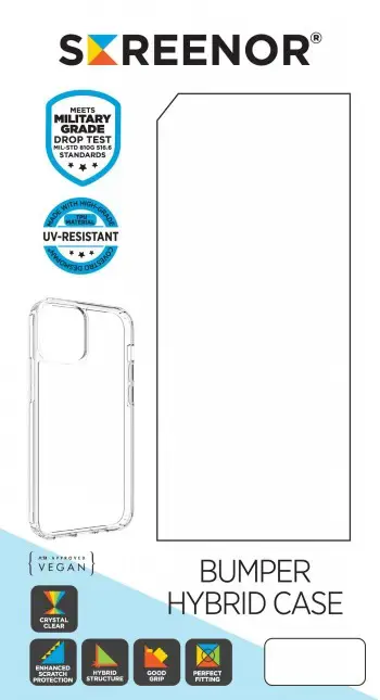 SCREENOR BUMPER IPHONE 16 PLUS TRANSPARENT