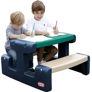 Little Tikes vaikiškas pikniko stalas, mėlynos ir žalios spalvos