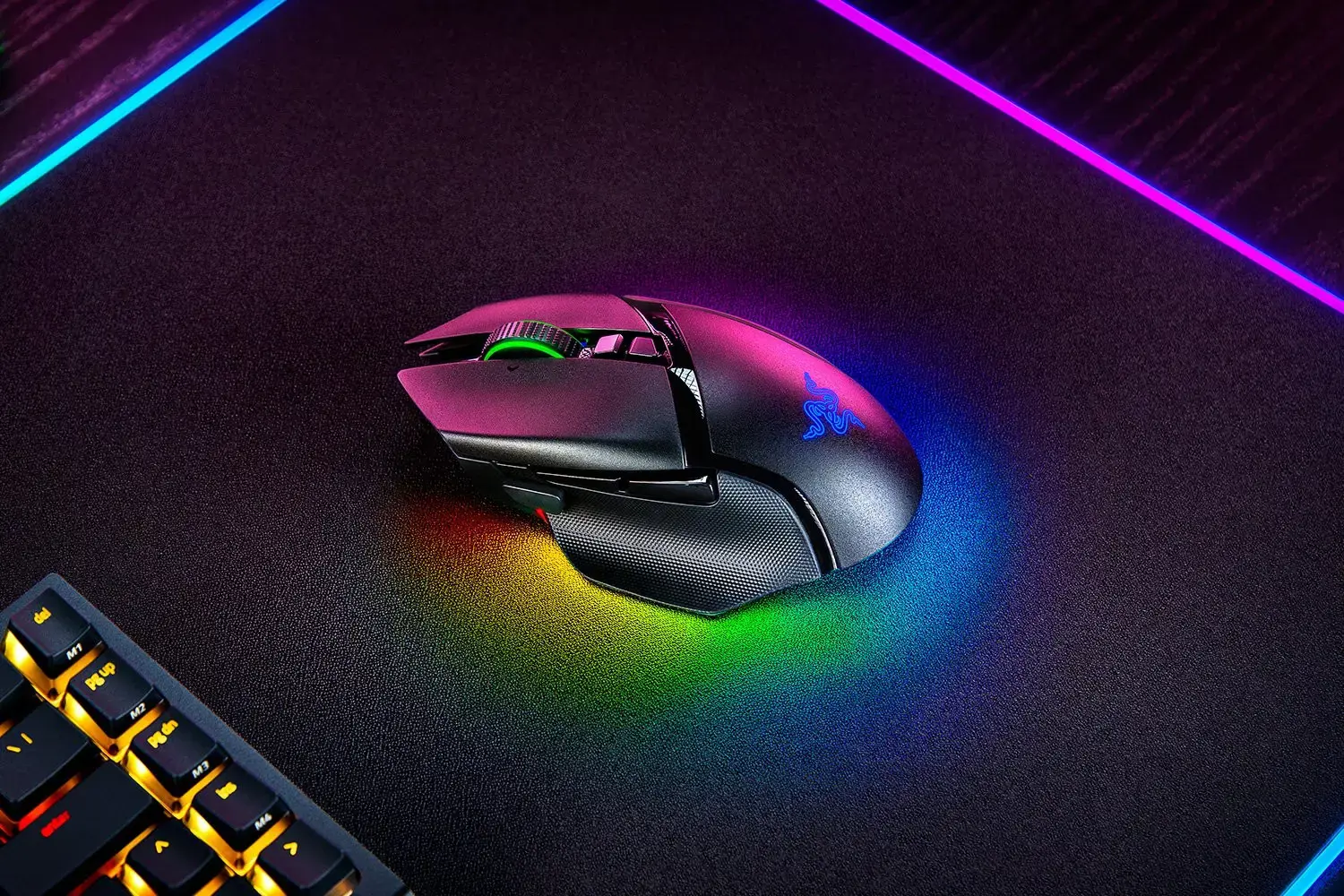 "Razer" žaidimų pelė "Basilisk V3 Pro" optinė pelė, juoda, laidinė