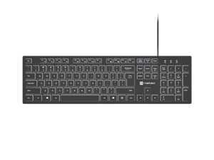 Natec Herring Glow | Keyboard | Wired | US | Black | USB Type-A