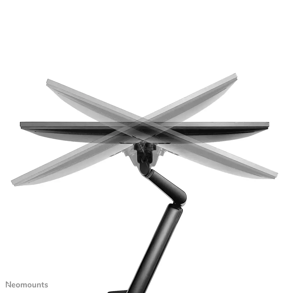 "Neomounts by Newstar" monitoriaus laikiklis ant stalo, tvirtinimas per stalą, 9 kg, 43,2 cm (17"), 81,3 cm (32"), 100 x 100 mm, juodas