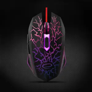 ESPERANZA EGM211R - 5901299925560 MX211 LIGHTINING LAIDINĖ 6D ŽAIDIMŲ OPTINĖ PELĖ USB MX211-RED