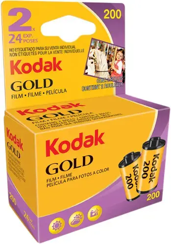 Kodak kino juosta Gold 200/24x2