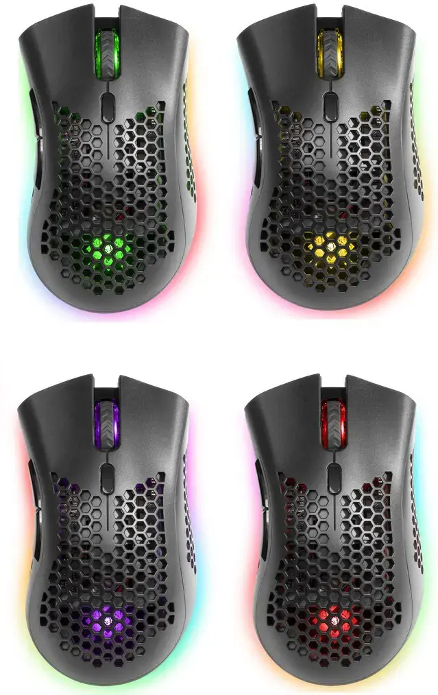 Defender GM-709L Warlock 52709 Belaidė pelė žaidėjams su RGB apšvietimu
