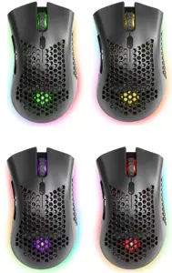 Defender GM-709L Warlock 52709 Belaidė pelė žaidėjams su RGB apšvietimu