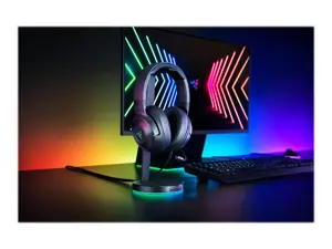 "Razer" žaidimų ausinės "Kraken V3 X" su įmontuotu mikrofonu, juodos spalvos, laidinės