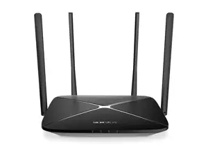 TP-LINK MERCUSYS AC12G AC1200 dviejų juostų WiFi 802.11ac Gigabitinis maršrutizatorius 4xLAN 1xWAN