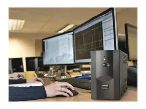 GEMBIRD UPS-PC-850AP UPS Energenie by Gembird 850VA, su AVR, 450WAT, USB, išplėstinis