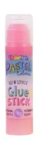 Pieštukiniai klijai Colorino Pastel 9g skaidrūs, pastelinių spalvų 1 vnt.