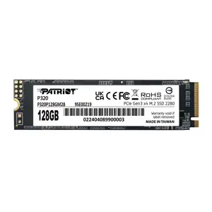 SSD diskas PATRIOT MEMORY P320P128GM28 128 GB, M.2, PCI Express 3.0