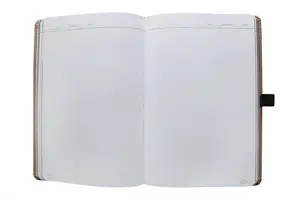 Kalendorius - užrašinė UNIVERSAL BLACK EDITION, PU, A5, be datų, mėlyna