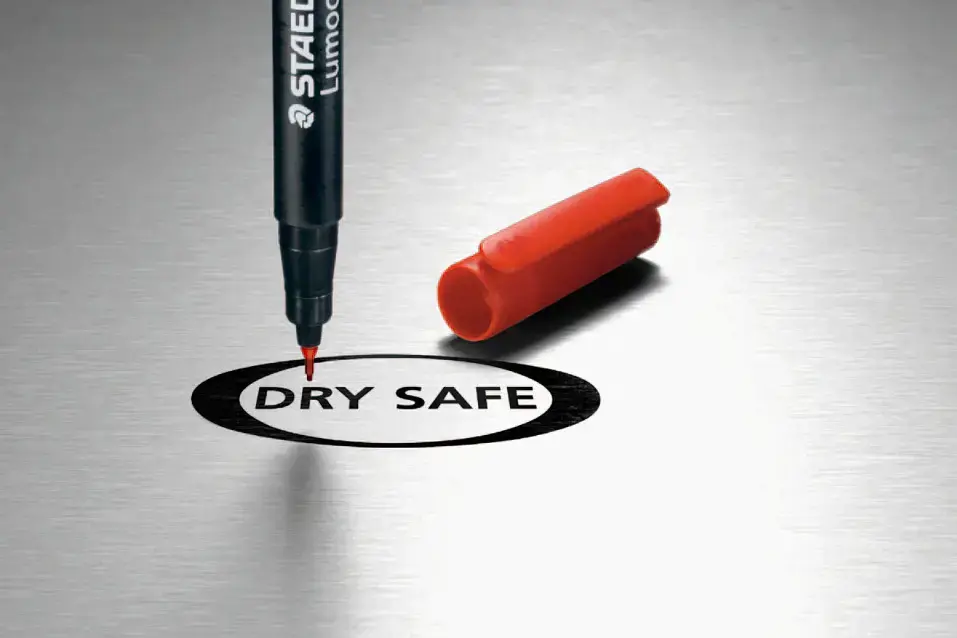 Žymeklis STAEDTLER OHP LUMOCOLOR 317/318, 0,6 mm, RAUDONA