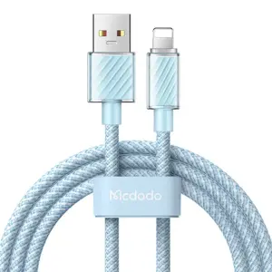 USB-A į "Lightning Mcdodo" laidas CA-3641, 1,2 m (mėlynas)