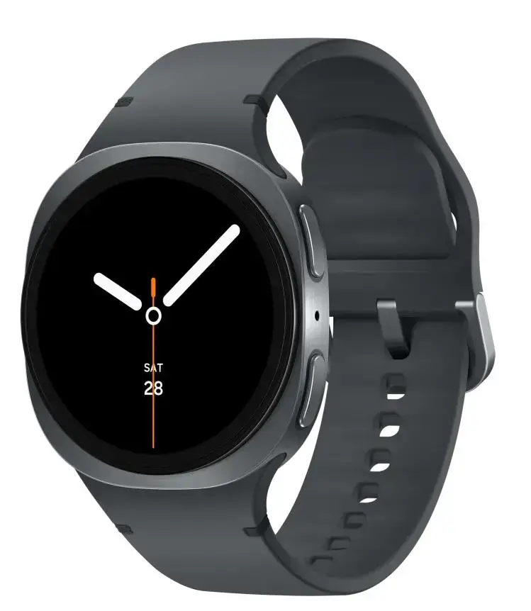 Samsung Galaxy Watch 8 3.3 cm (1.3") AMOLED 40 mm Digital 438 x 438 pixels Touchscreen Graphite Wi-Fi GPS (satellite)