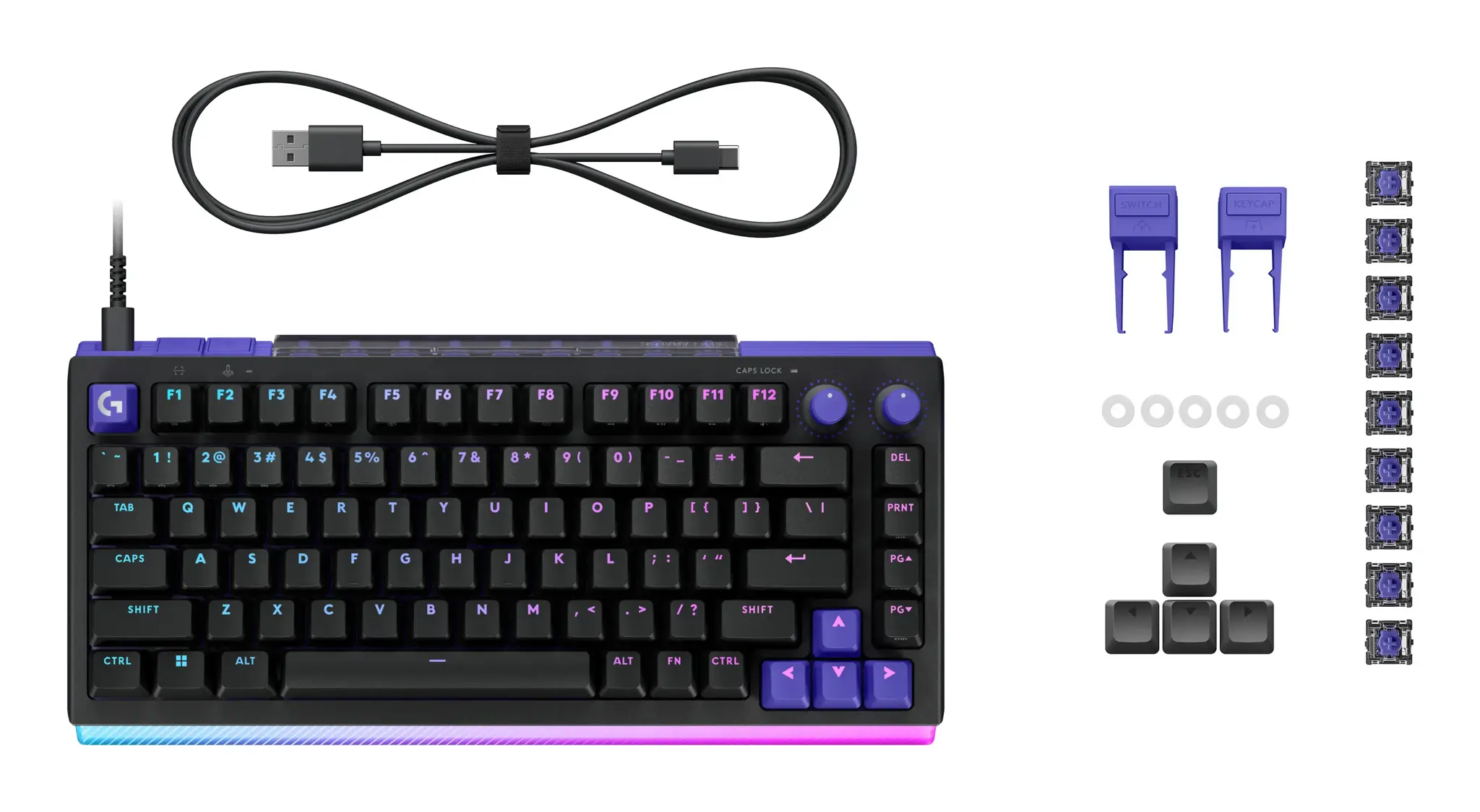 Logitech G512 X 75 - INT'L layout - Black Keyboard