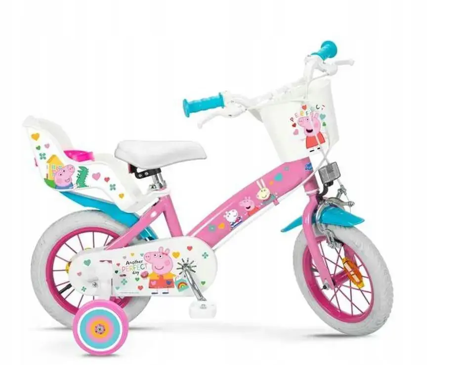TOIMSA children's bicycle 12" Swinka Peppa pink