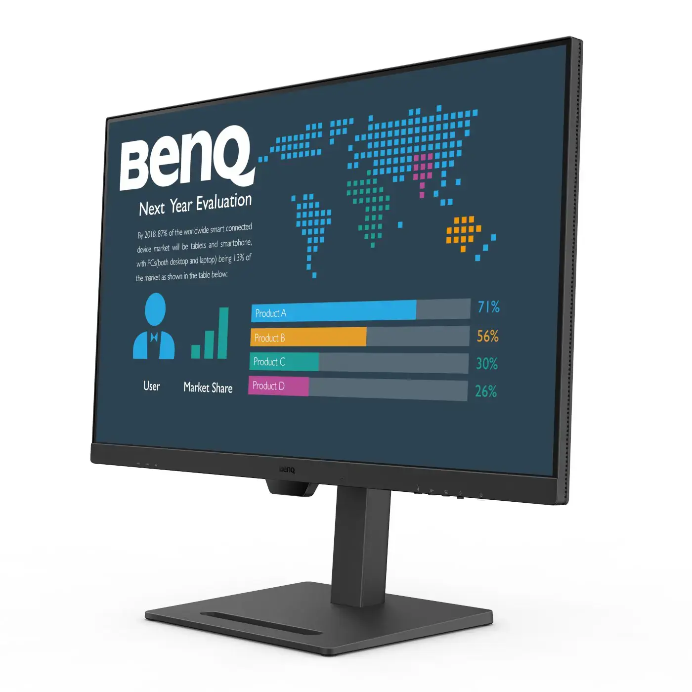 Monitorius BenQ BL3290QT, 80 cm (31.5"), 2560 x 1440 pixels, Quad HD, LED, 5 ms, Black