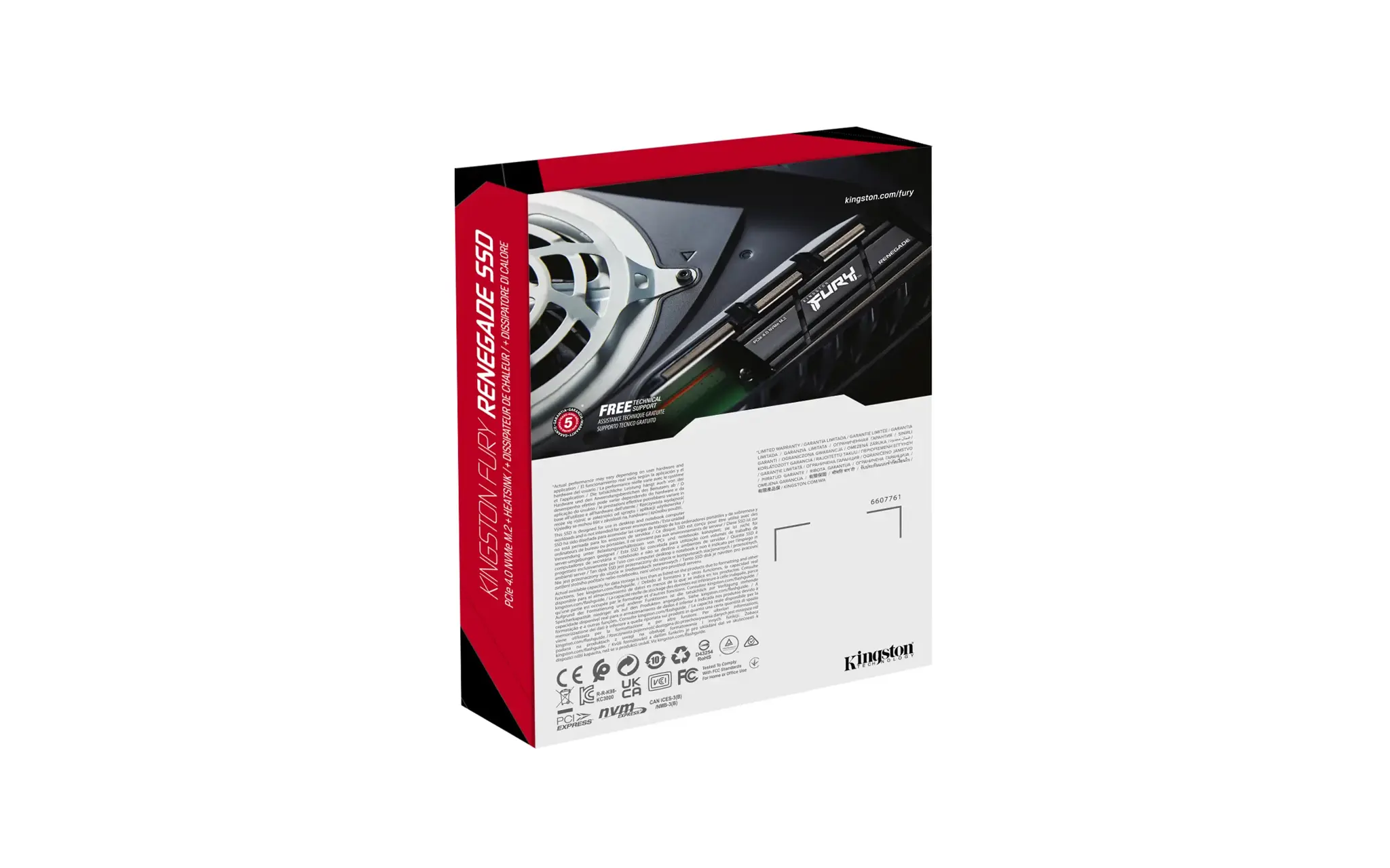 SSD diskas KINGSTON FURY 2 TB, M.2 2280, PCIe 4.0 x4 (NVMe)