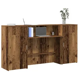 Registratūra, medienos, 200x50x103,5 cm, apdirbta mediena