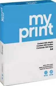 A4 Biuro popierius my print white office paper, 80 g/m², 500 psl.