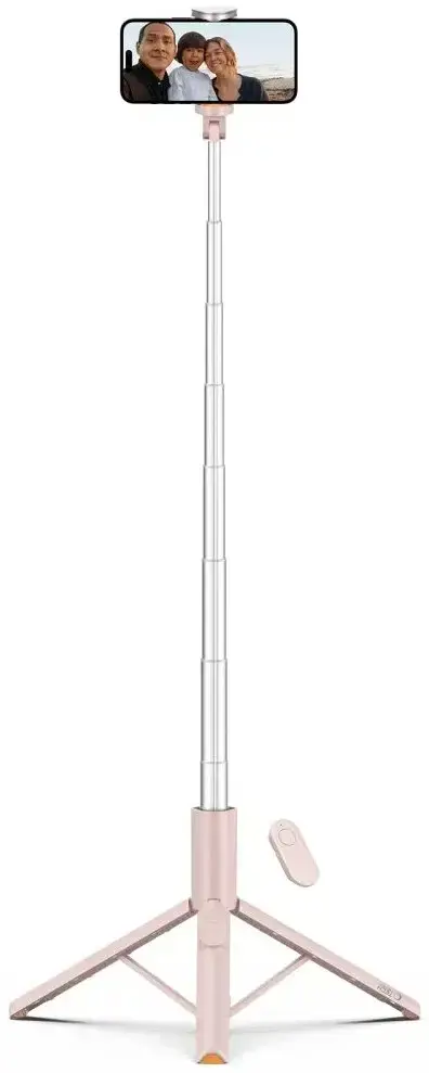 Tech-Protect selfie stick tripod L09S Bluetooth, pink