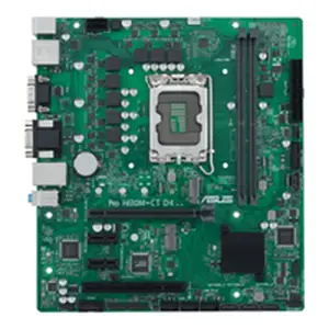 ASUS PRO H610M-C D4-CSM, "Intel", LGA 1700, "Intel® Celeron®", "Intel® Core™ i3", "Intel® Core™ i3", "Intel® Core™ i5", "Intel® Core™ i7", "Intel® Core™ i9", "Intel® Pentium®", DDR4-SDRAM, 64 GB, DIMM