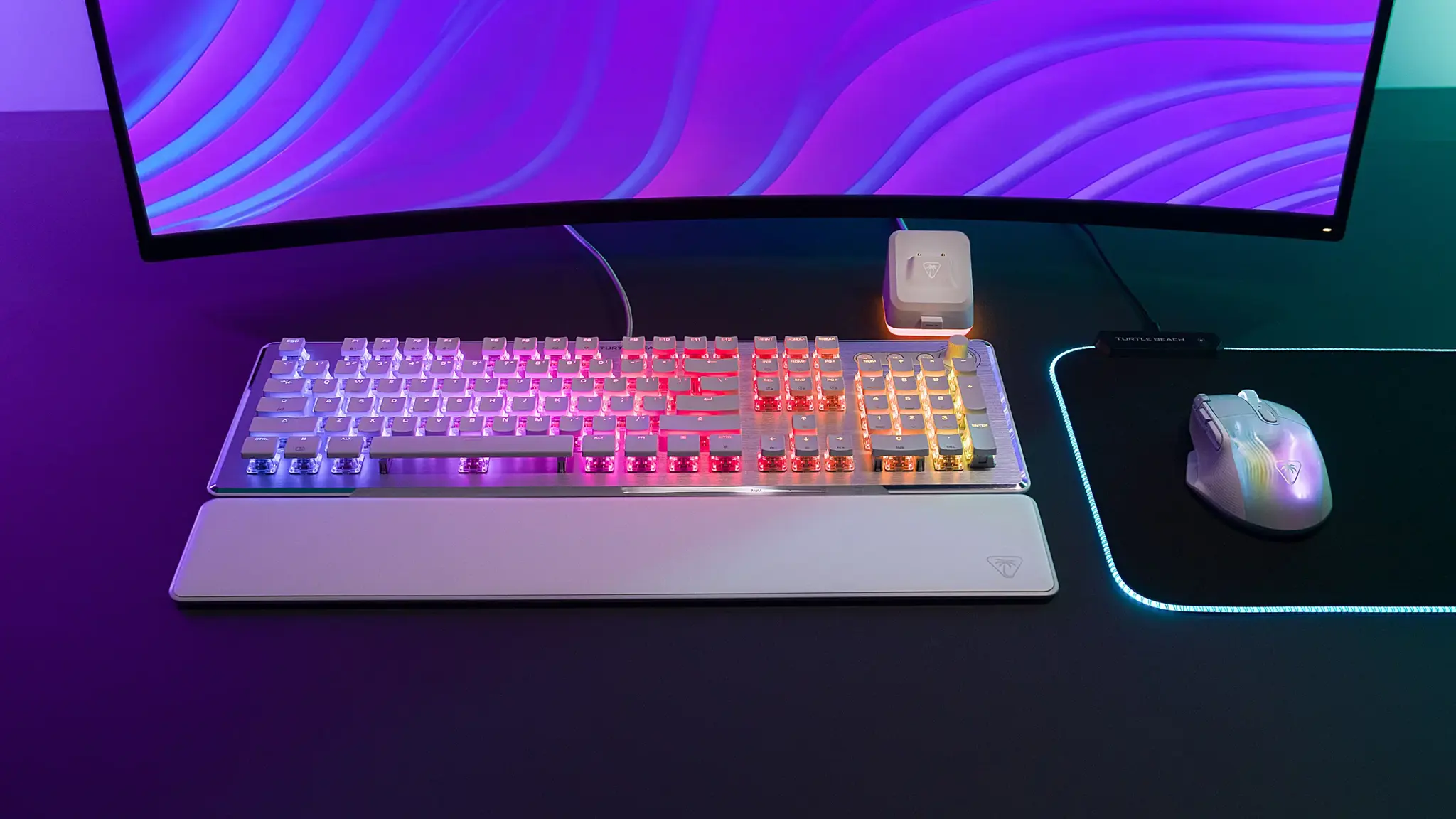 Turtle Beach keyboard Vulcan II US, white