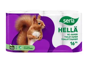 SERLA tualetinis popierius 16 vienetų, 3 sluoksnių