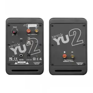 KANTO AUDIO 3" DRIVER - POWERED SPEAKERS WITH USB DAC AND 3.5MM AUX - MATTE BLACK (INCL. TYPE C & G POWER CORDS)