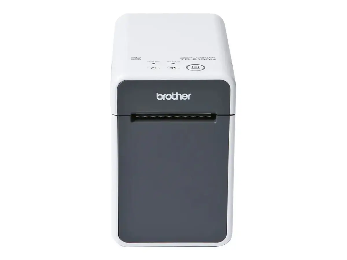 Brother TD-2135N, tiesioginio terminio spausdinimo, 300 x 300 DPI, 152,4 mm/s, laidinis ir belaidis, pilkas, baltas