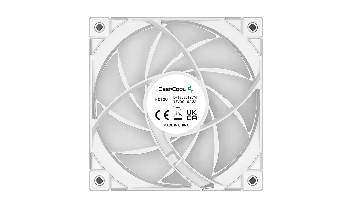 "DeepCool FC120-3 IN 1", ventiliatorius, 12 cm, 500 aps/min, 1800 aps/min, 28 dB, 61,91 cfm