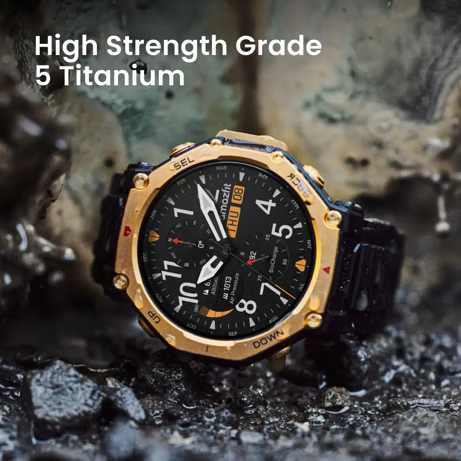 Huami Amazfit T-Rex 3 Pro 44mm, grey/gold