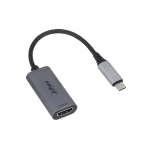 "Dahua Technology" USB 3.1 Type-C to HDMI adapteris, USB Type-C, HDMI Type A (Standard), vyriškas, vyriškas, tiesus, tiesus