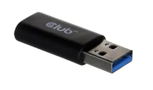 CLUB3D USB 3.2 Gen1 Type A to USB 3.2 Gen1 Type C Adapter M/F, USB A, USB TYPE C, 3.2 Gen 1 (3.1 Gen 1), Black