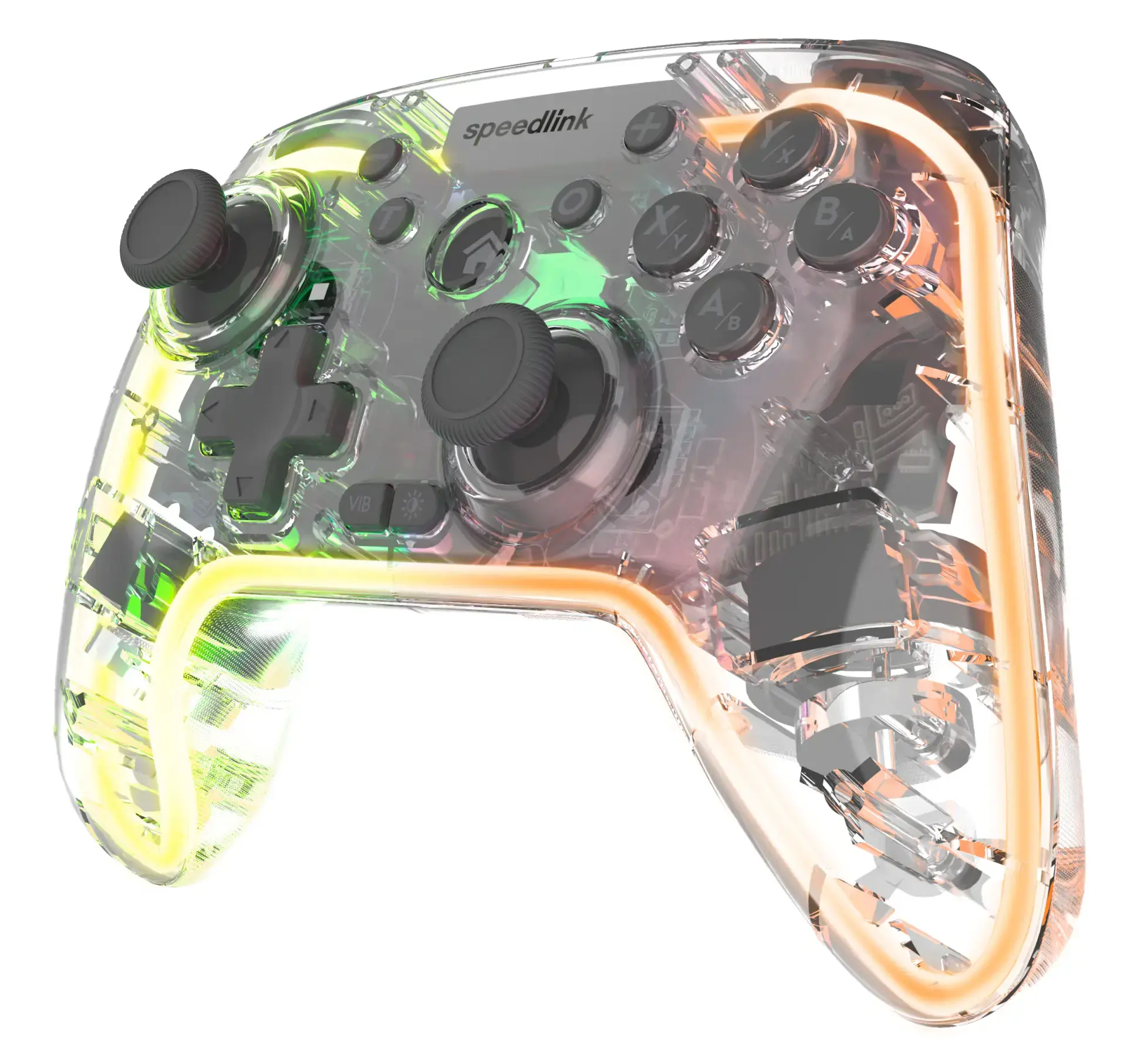 Speedlink wireless gamepad Rait NX RGB PC/Android/Switch, clear (SL-650115-CR)