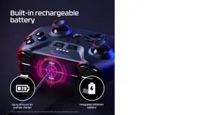 "HyperX Clutch" - belaidis žaidimų valdiklis (juodas) - Mobilus, kompiuteris