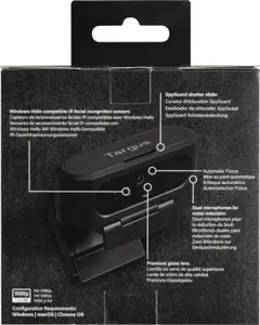 TARGUS® 2K WEBCAM WITH AUTO FOCUS