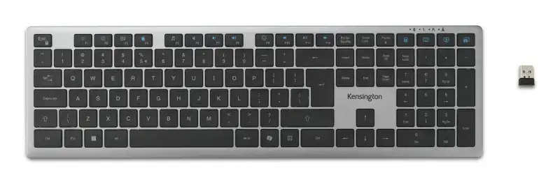 Klaviatūra Kensington KB535 EQ, belaidė, įkraunama, keliems įrenginiams