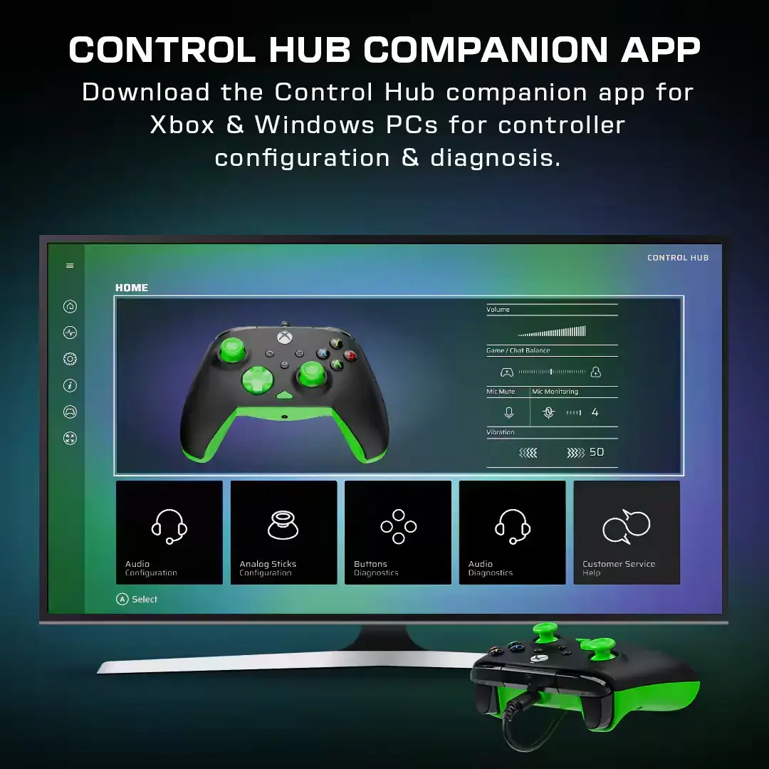 Turtle Beach mängupult Rematch Core Xbox, black/green