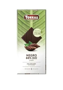 Šokoladas STEVIA, juodasis, 100 g