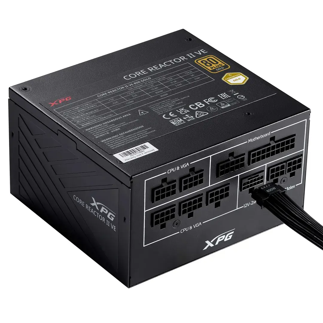 Maitinimo blokas ADATA XPG CORE REACTOR II VE, 850 W, 80 PLUS GOLD