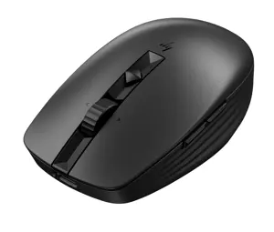 HP 715 Wireless Bluetooth Mouse - Multi-Device, Programmable, 4-way Scrolling, Rechargeable - Black