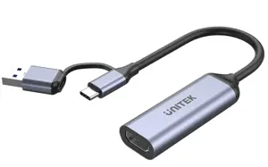 Vaizdo įrašymo įrenginys Unitek USB-C/A, 4K HDMI 1.4b