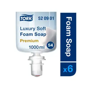 Muilo putos TORK LUXURY SOFT FOAM S4, 1 l, 520901