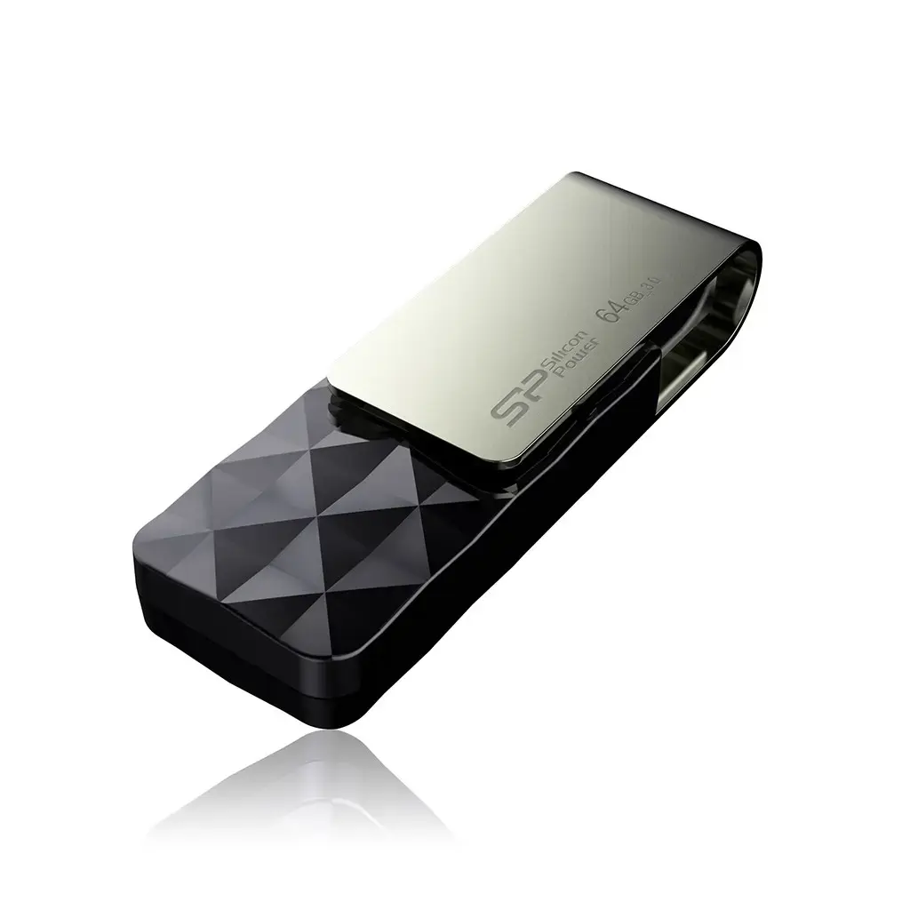 SILICONPOW SP064GBUF3B30V1K Silicon Power atmintinė USB Blaze B30 64GB USB 3.0 juoda